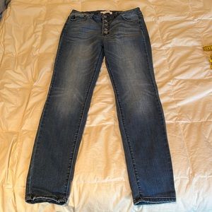 KanCan hi rise button fly sz 30